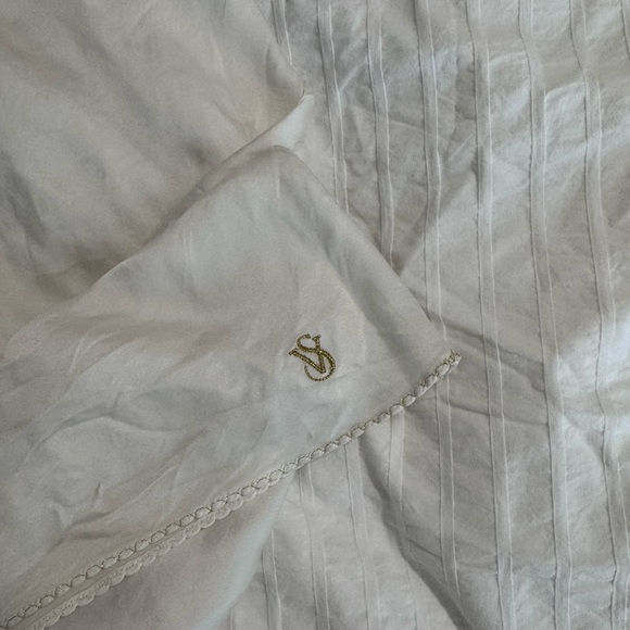 Vintage Gold Label Victoria’s Secret Ivory Satin Slip Dress | Size S - Picture 2 of 4